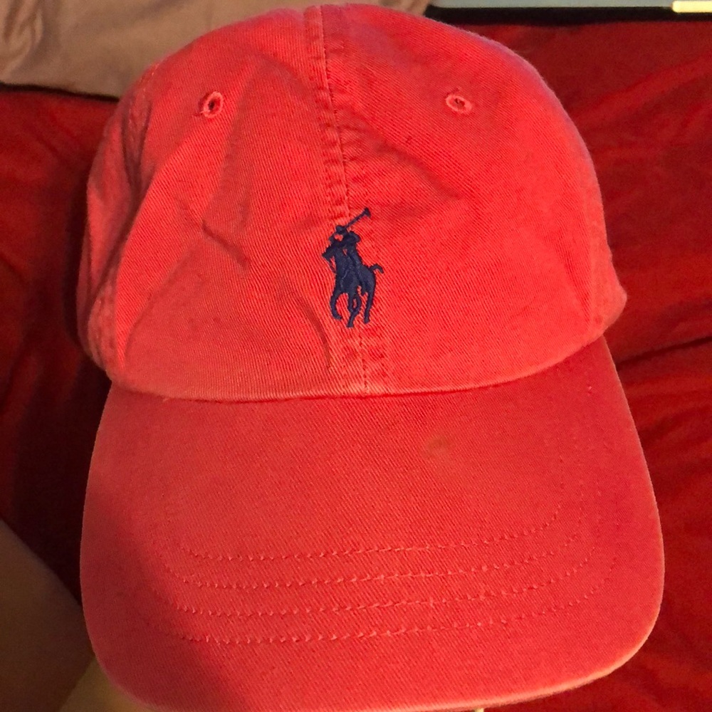 Pink polo cap